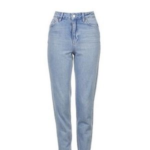 Topshop moto high waisted mom jeans